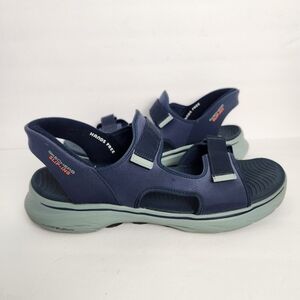 Skechers Slip Ins On The Go GoWalk 7 Ken Mens 14 Blue Hands Free Comfort Sandals